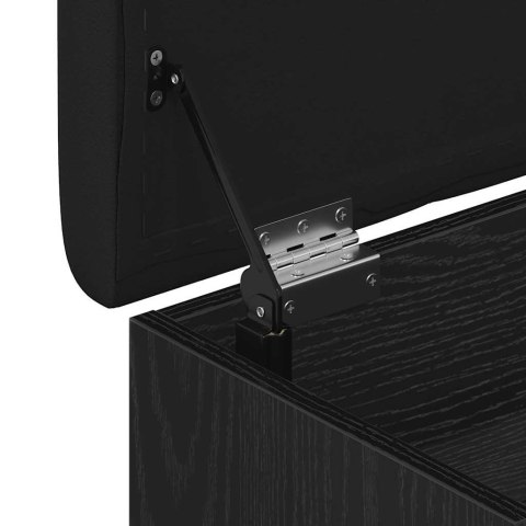 ŁAWKA DO PRZECHOWYWANIA Z PODUSZKĄ CZARNY DĄB 102X42X45CM