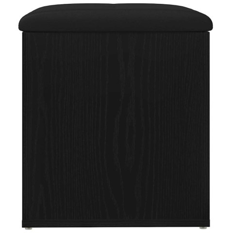 ŁAWKA DO PRZECHOWYWANIA Z PODUSZKĄ CZARNY DĄB 42X42X45CM