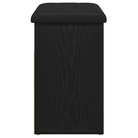 ŁAWKA NA BUTY CZARNY 60X30X48CM