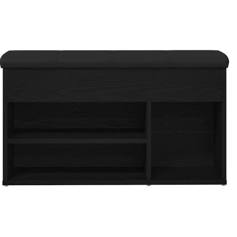 ŁAWKA NA BUTY CZARNY 80X30X45CM