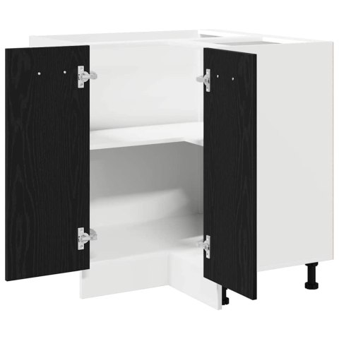 SZAFKA NAROŻNA DOLNA RIGA CZARNY DĄB 75,5X75,5X81,5CM