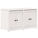 SZAFKA KUCHENNA BIAŁY 106X55X64CM LITE DREWNO SOSNOWE