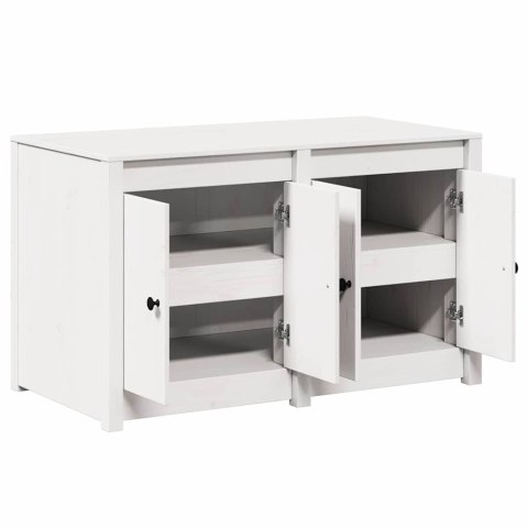 SZAFKA KUCHENNA BIAŁY 106X55X64CM LITE DREWNO SOSNOWE