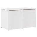 SZAFKA KUCHENNA BIAŁY 106X55X64CM LITE DREWNO SOSNOWE