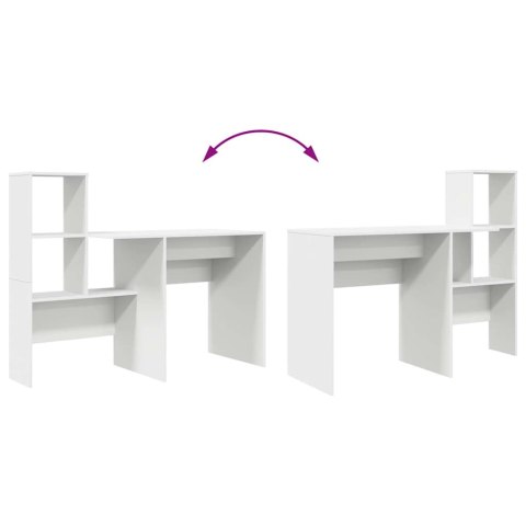 BIURKO BIAŁY 131.5X50X106.5CM