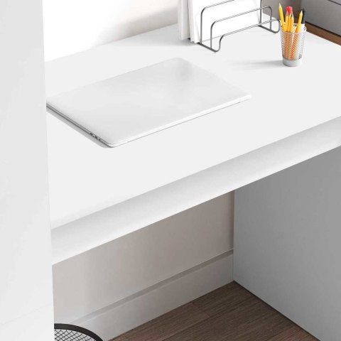 BIURKO Z PÓŁKĄ BIAŁY 113X54X120CM