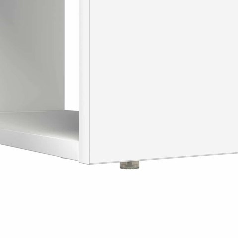 BIURKO Z PÓŁKĄ BIAŁY 113X54X120CM