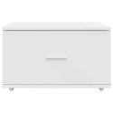 SZAFKA Z SZUFLADAMI Z KOŁEM BIAŁY 55X45X33.5CM