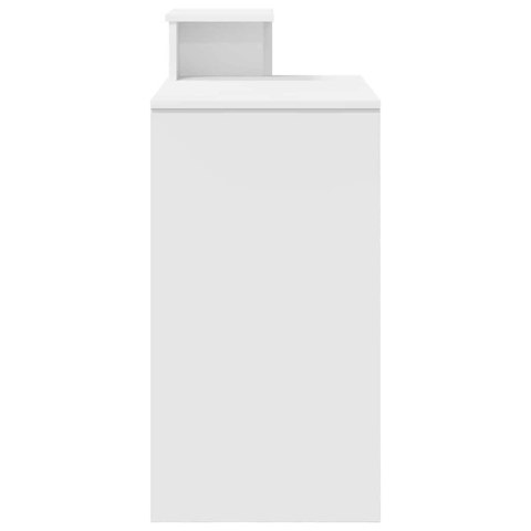 BIURKO Z PÓŁKĄ BIAŁY 106X40X88,5CM