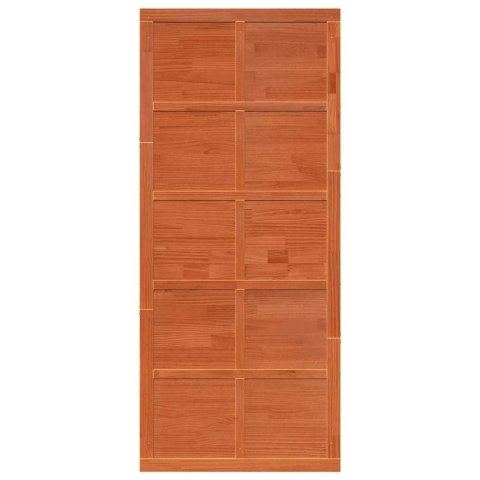 DRZWI DO STODOŁY WOSKOWY BRĄZ 90X210CM LITE DREWNO SOSNOWE