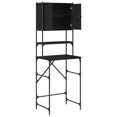 SZAFKA NA PRALKĘ CZARNY DĄB 68X48,5X194CM