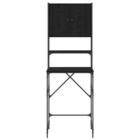 SZAFKA NA PRALKĘ CZARNY DĄB 68X48,5X194CM