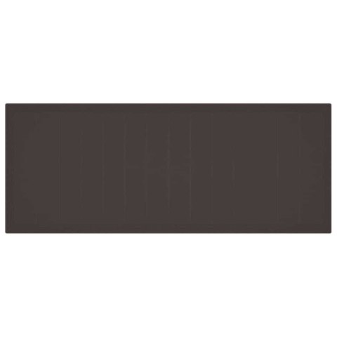 STÓŁ OGRODOWY BRĄZOWY 250X100X73CM POLIRATTAN