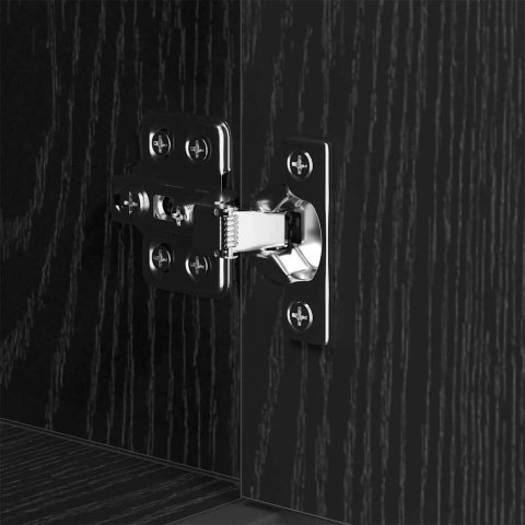 SZAFKA ŁAZIENKOWA Z DRZWIAMI CZARNY DĄB 35X37.5X100CM