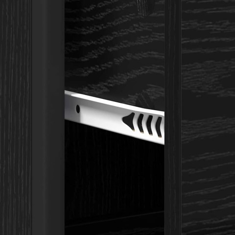 SZAFKA ŁAZIENKOWA Z SZUFLADĄ CZARNY DĄB 35X37.5X166CM