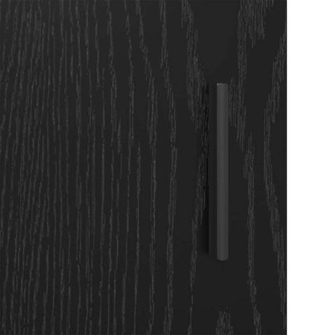 SZAFKA POD UMYWALKĘ Z PÓŁKĄ CZARNY DĄB 65X33X60CM