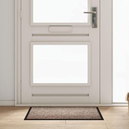 DYWANIK DRZWIOWY BEŻOWY 60X80CM TKANINA TEDDY