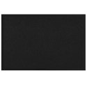 DYWANIK DRZWIOWY CZARNY 80X120CM TKANINA TEDDY