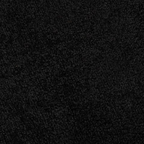 DYWANIK DRZWIOWY CZARNY 80X120CM TKANINA TEDDY