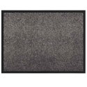 DYWANIK DRZWIOWY JASNOSZARY 60X80CM TKANINA TEDDY