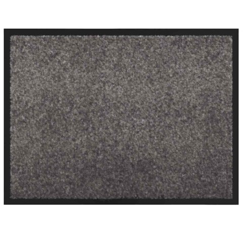 DYWANIK DRZWIOWY JASNOSZARY 60X80CM TKANINA TEDDY