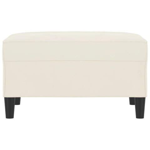 PODNÓŻEK KREMOWY 70X55X41CM AKSAMIT