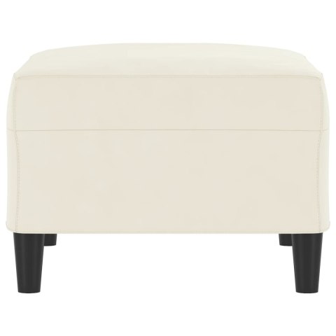 PODNÓŻEK KREMOWY 70X55X41CM AKSAMIT