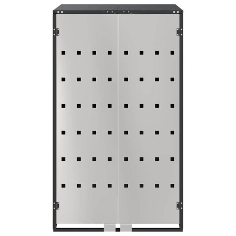 ANTRACYTOWA OBUDOWA NA KOSZ 240L STALOWA OSŁONA POJEMNIKA KOSZA GAZOWE SIŁOWNIKI