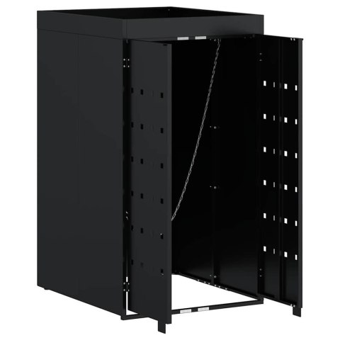 PRZECHOWYWANIE POJEMNIKA NA KÓŁKACH Z DACHEM NA PLANTERY DLA JEDNEGO POJEMNIKA 240L