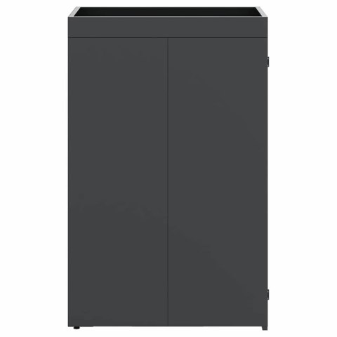 PRZECHOWYWANIE POJEMNIKA NA KÓŁKACH Z DACHEM NA PLANTERY DLA JEDNEGO POJEMNIKA 240L