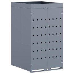 PRZECHOWYWANIE POJEMNIKA NA KÓŁKACH Z DACHEM NA PLANTERY DLA JEDNEGO POJEMNIKA 240L