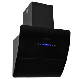 ŚCIENNY OKAP KUCHENNY STAL NIERDZEWNA 756 M³/H 60CM CZARNY