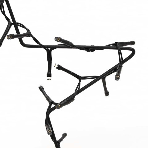 ŚWIĄTECZNE GWIAZDY NA SZPIKULCACH 3 SZT. 50 LED 29CM