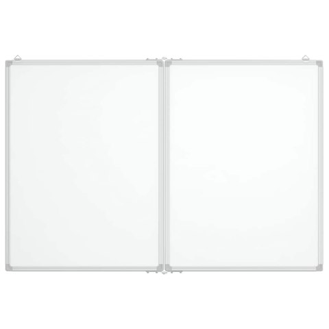 TABLICA MAGNETYCZNA SKŁADANA 100X80X1,7CM ALUMINIOWA