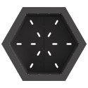 FIRE PIT BLACK 58X58X51CM COLD-ROLLED STEEL