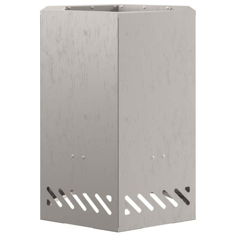 FIRE PIT BROWN 38X38X51CM WEATHERING STEEL