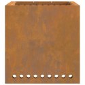 FIRE PIT BROWN 48X48X50CM WEATHERING STEEL