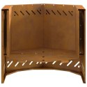 FIRE PIT BROWN 58X58X51CM WEATHERING STEEL