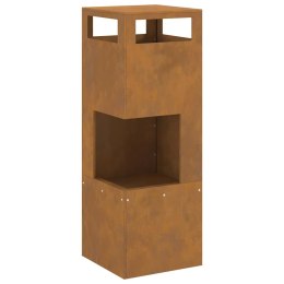 KOMINEK BRĄZOWY 35X35X100CM STAL KORTENOWSKA