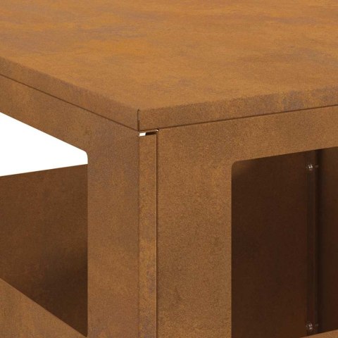 KOMINEK BRĄZOWY 35X35X100CM STAL KORTENOWSKA