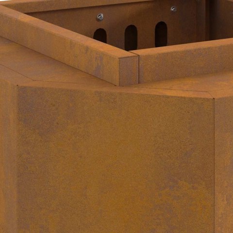 KOMINEK BRĄZOWY 38X38X51CM STAL KORTENOWSKA