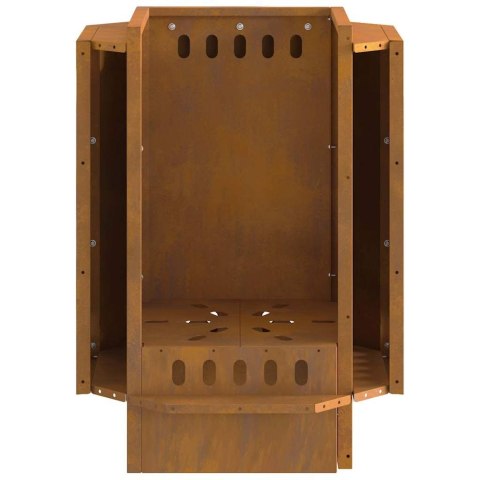 KOMINEK BRĄZOWY 38X38X51CM STAL KORTENOWSKA