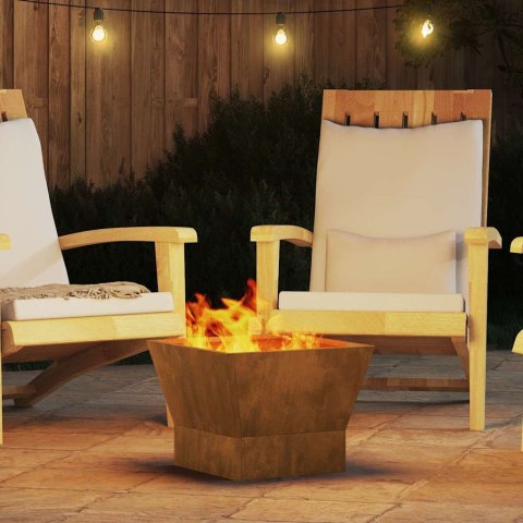 KOMINEK BRĄZOWY 40X40X35CM STAL