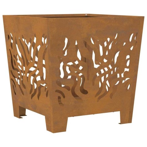 KOMINEK BRĄZOWY 40X40X40CM STAL KORTENOWSKA