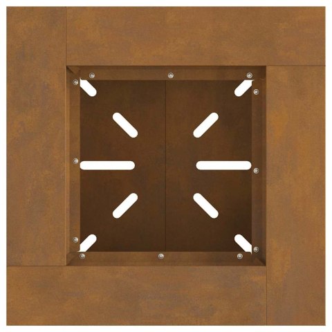 KOMINEK BRĄZOWY 48X48X40CM STAL KORTENOWSKA