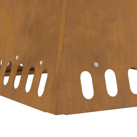 KOMINEK BRĄZOWY 48X48X40CM STAL KORTENOWSKA