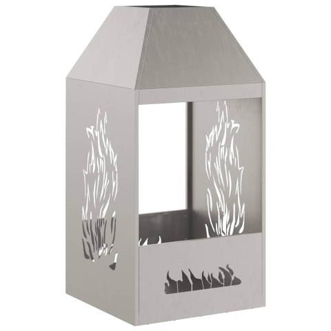 KOMINEK BRĄZOWY 50X50X100CM STAL KORTENOWSKA