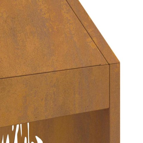 KOMINEK BRĄZOWY 50X50X100CM STAL KORTENOWSKA