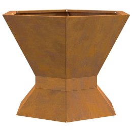 KOMINEK BRĄZOWY 50X50X40CM STAL KORTENOWSKA