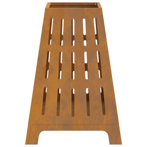 KOMINEK BRĄZOWY 50X50X70CM STAL KORTENOWSKA